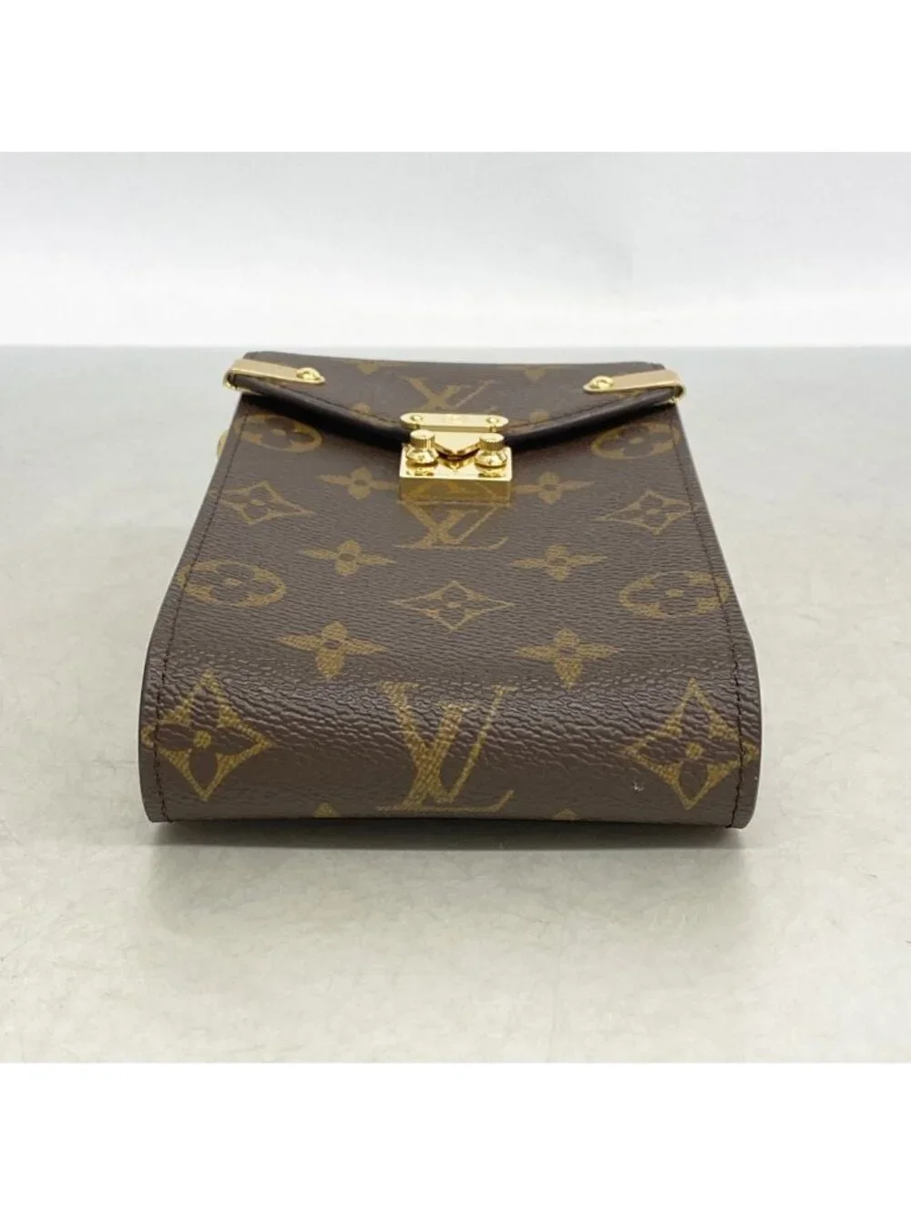Louis Vuitton Shoulder Bag Monogram Phone Pouch Metis Brown